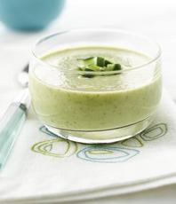 Recept: Koude soep van geroosterde groene paprika's Recept: Koude soep van geroosterde groene paprika's