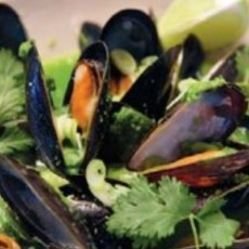Recept: Mosselen met Thaise groene curry en kokos Recept: Mosselen met Thaise groene curry en kokos