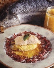 Recept: Zalmmoot met honing en appel