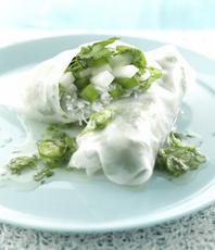 Recept: Koude rijstloempia's met koriander